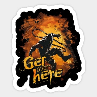 get over here Sticker